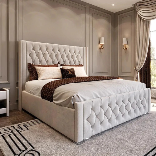 Upholstered ottoman gas lift - upholstered,