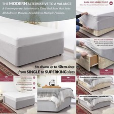 Luxury FAUX SUEDE Divan Bed