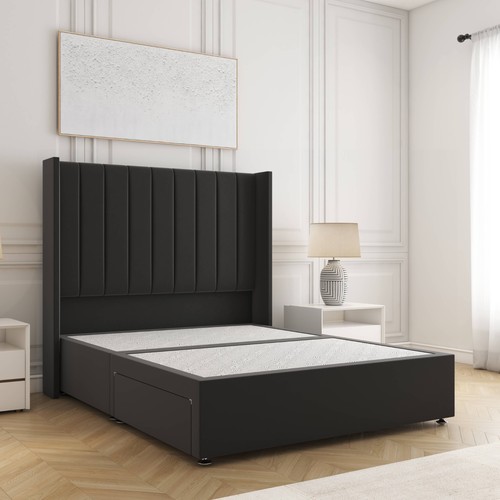 Reinforced divan bed set plush - bed,