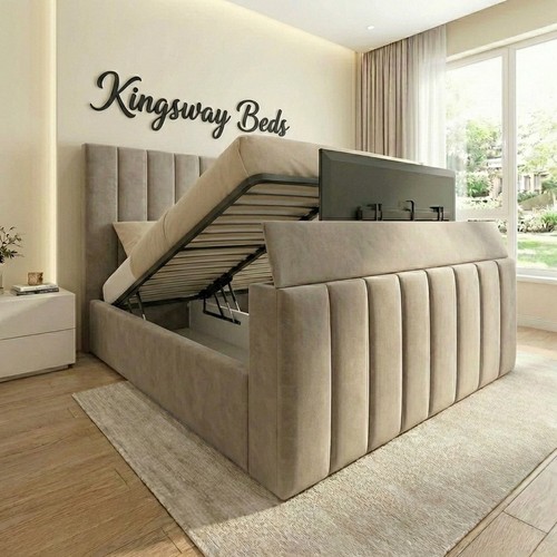 Panel upholstered bed frame - panel,