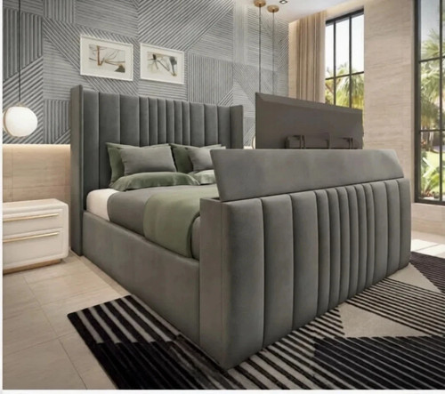 Manhattan upholstered bed - manhattan, tv