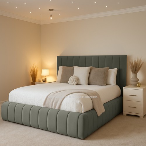 Luxury ottoman bed - bed, plush
