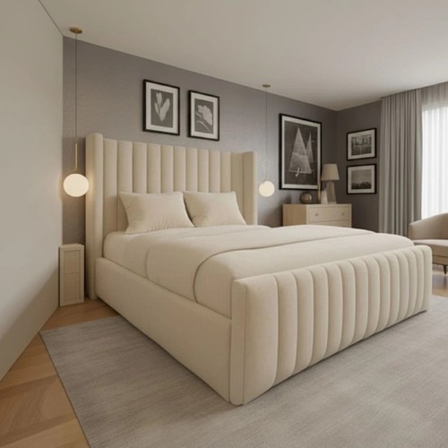 New winged panel bed frame - panel,